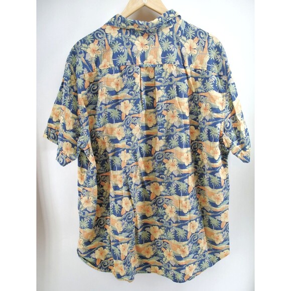Tommy Bahama‎ Jeans Hawaiian Shirt 2XL Retro Cotton Tencel Island crafted - Picture 7 of 7